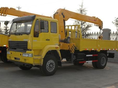 Maxizm 16 Ton Telescopic Boom Crane Loader Crane Sq16sk4q with 8*4 Chassis