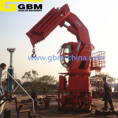 Mini Crane Telescope Boom/Jib Marine Crane Ship Crane Hydraulic Cylindar