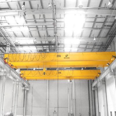 High Efficiency Machine Double Beam Bridge Overhead Cranes 32ton