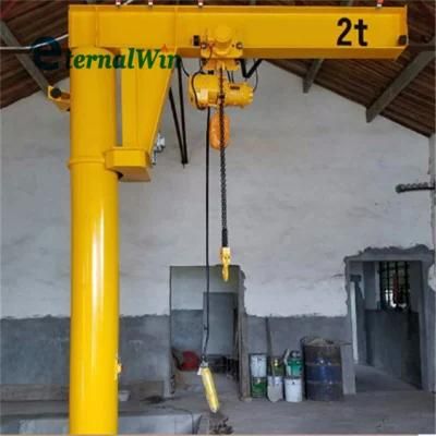 Column Rotating Electric Hoist Lifting Mechanism Jib Crane