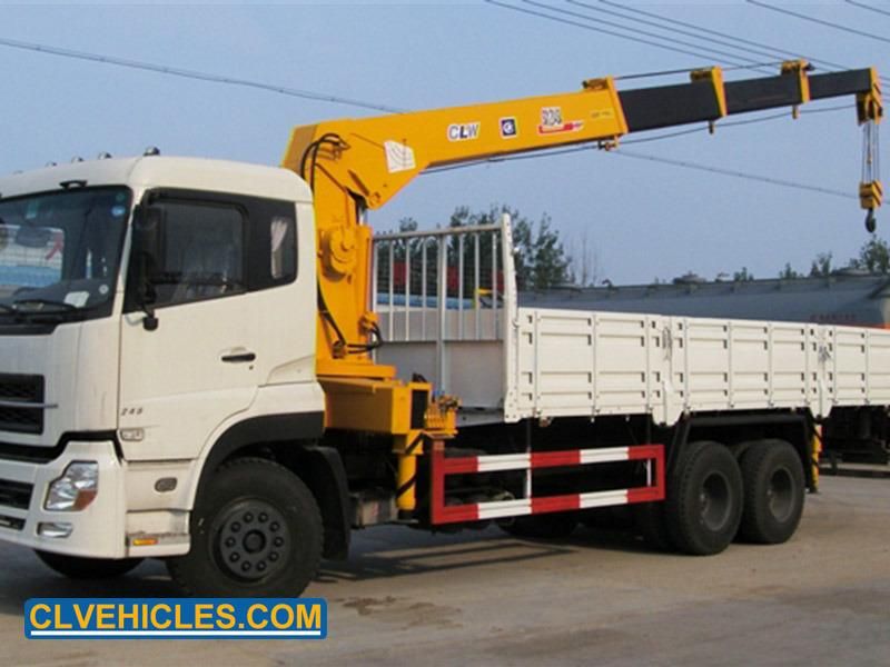 Dongfeng Kinland 14 Ton Crane Mounted Truck 4X2 Lorry Crane