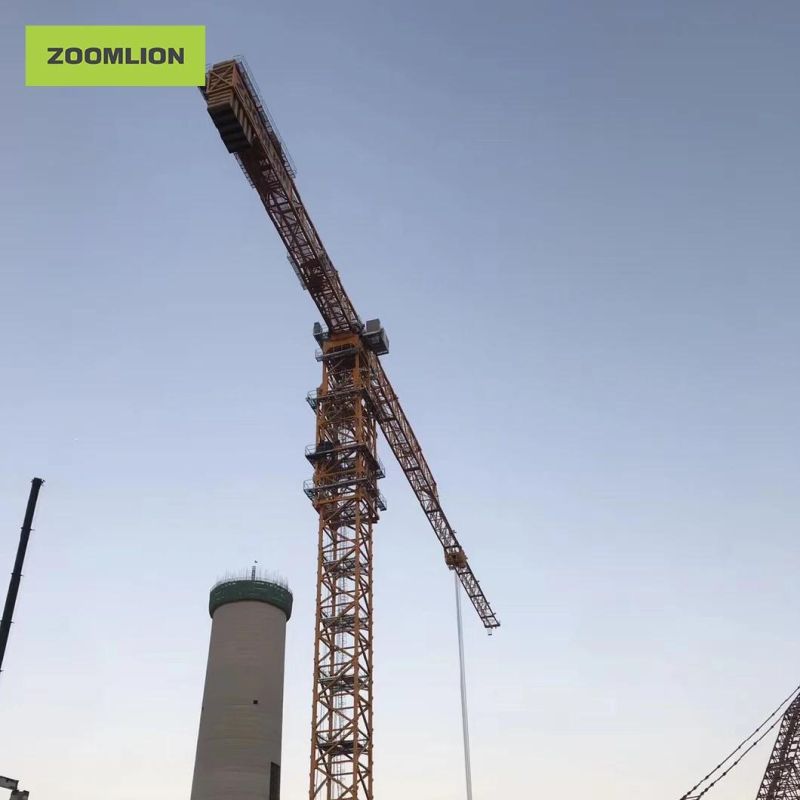 T6515-10b Zoomlion Construction Machinery 10t Used Flat-Top/Topless Tower Crane