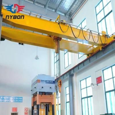 Lh Electric Hoist Trolley Double Girder Overhead Bridge Crane