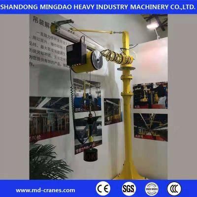 Automation Arm Pneumatic Weight Manipulator Lifter Air Robot Column Cantilever Crane with Pneumatic Hoist Air Hoist