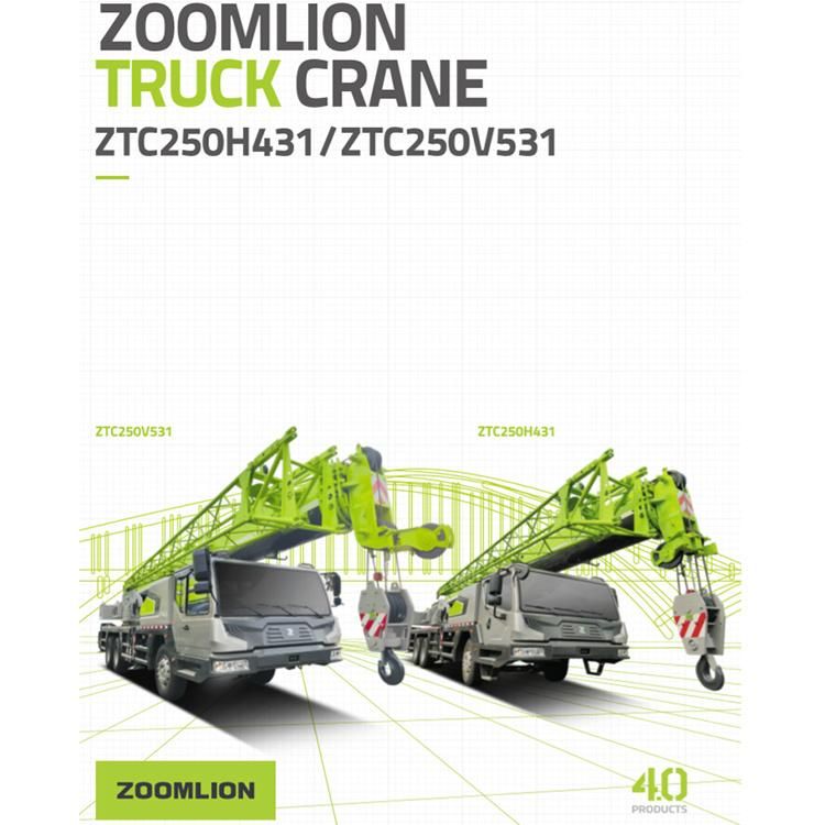Brand Zoomlion 25 Ton New Truck Crane Ztc250V531