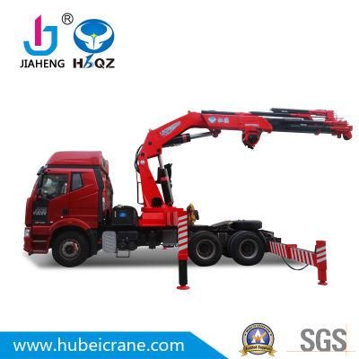 HBQZ Crane truck Knuckle Boom 38 Ton Mounted Mobile Truck Cargo Crane for Lifting