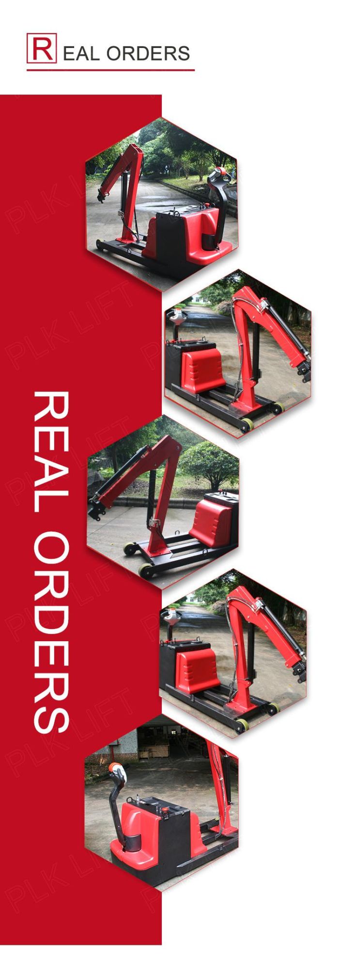 700kg Mobile Outdoor Floor Crane for Sale