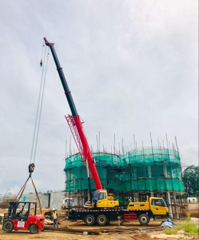 S Anyi 40 Ton Mobile Truck Crane Hydraulic Cranes with 61m Lifting Height in Stock Stc400t