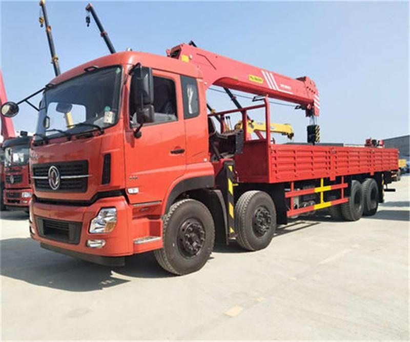 18ton Stiff Boom Crane Telescopic Boom Lorry Mounted Crane Sps45000 Model Promotion From Palfinger Lifting Mobile Truck Crane Factory