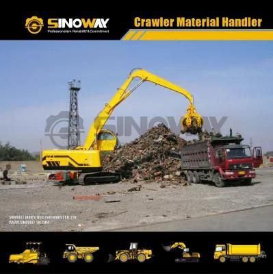 Waste Matel Handling Equipment 50ton Material Hander Excavator for Sale