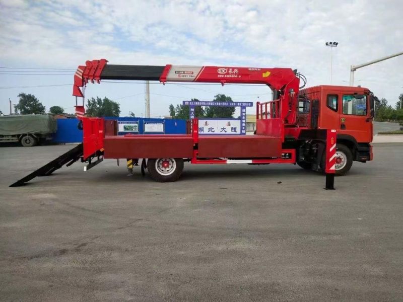 High Quality Used Truck Mounted Crane LHD High Quality 8 Ton 12 Ton 14 Ton Straight Boom Crane Truck Knuckle Boom Crane LHD