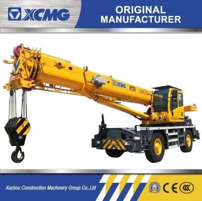 XCMG Official Hot Sale 25 Ton off Road Crane Truck Rough Terrain Wheel Crane China New Hydraulic Mobile Rough Terrain Crane for Sale