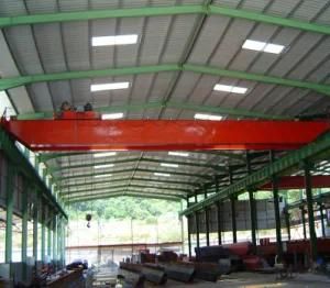 Lh Type Electric Hoist Double Girder Beam 20ton Overhead Grabbing Crane Eot Crane for Workshop