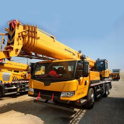 China 4-Booms 25ton Mobile Crane Qy25K5d 25t 50t Mini Crane Machine