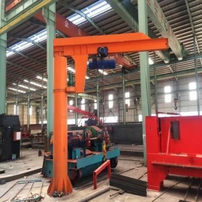 Customized Pillar Slewing Jib Crane Indoor Workshop Use 3 Ton