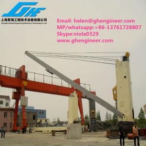 30 Ton Hydraulic Wire Luffing Stiff Boom Quayside and Port Marine Crane