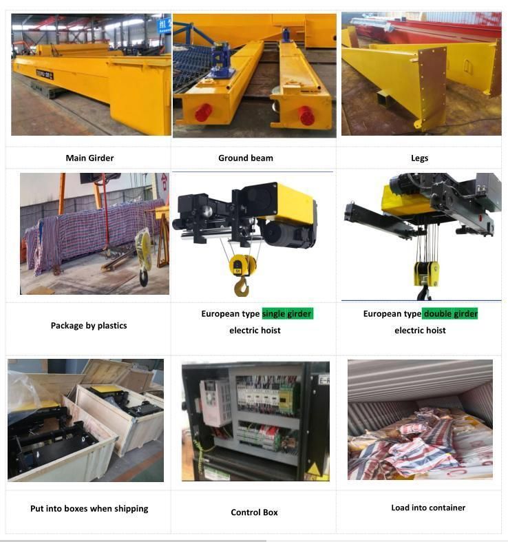 10 Ton Rail Mounted Half Leg Semi Gantry Crane Price