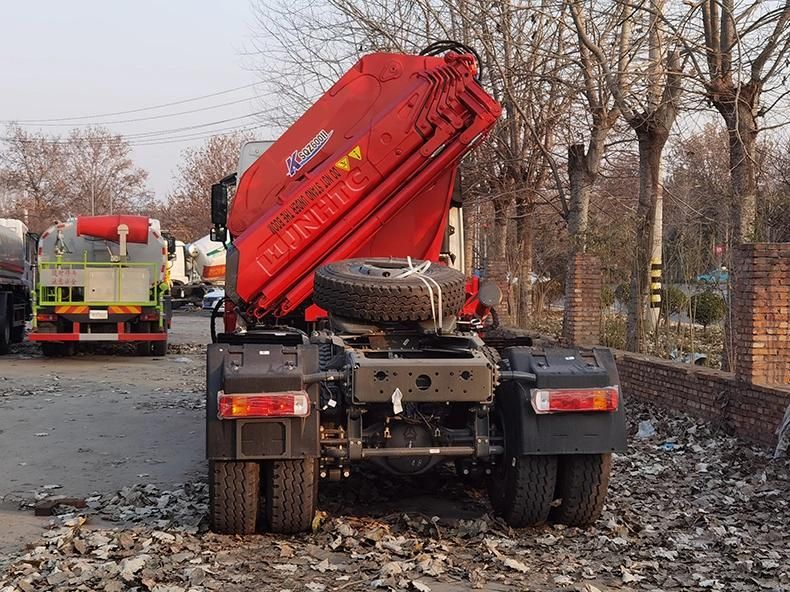 Sinotruk HOWO 6X4 11 Wheels Boom Truck Tractor with 21.5ton Sqz430A Crane for Sale