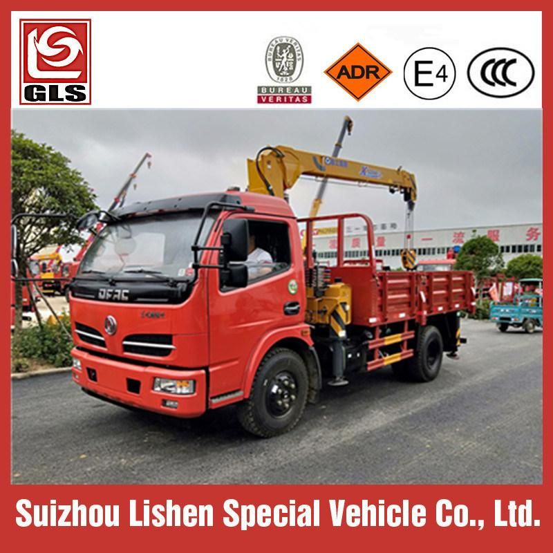 3 Tons Truck-Mounted Crane, 4*2 Small Truck Crane, Mobile Crane with High Quality Hot Sale