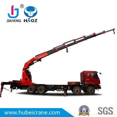 HBQZ 90 Tons Semi-knuckle Boom Truck Loader Mounted Crane for sale (SQ1800ZB6)
