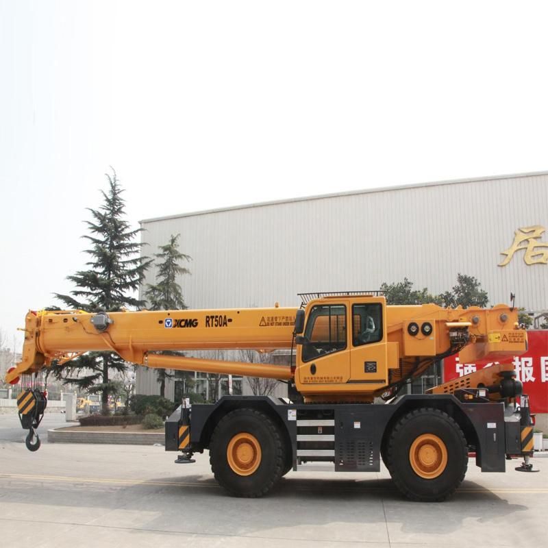 Construction Crane 50 Ton Rough Terrain Mobile Crane (RT50)