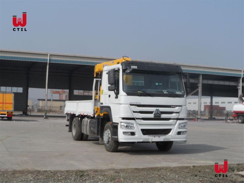 Sinotruck/Sinotruk/HOWO/Sino 4X2 3 Tons Straight Arm Truck Crane for Mounted/Mobile/Hydraulic