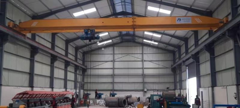 Remote Control Construction Equipment Travel Factory Workshop Eot Single Double Girder Beam Overhead Crane Price with Steel Wire Rope Hoist