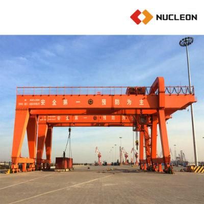 Outdoor Yard 50 Ton Track Mounted Goliath Gantry Crane for Ship Building Manufacturing