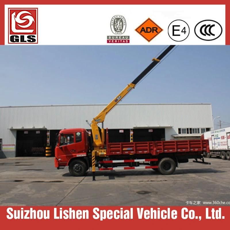 6.3ton 6 Wheelers Truck Mounted Crane Boom Truck 6.3 Ton Crane Truck