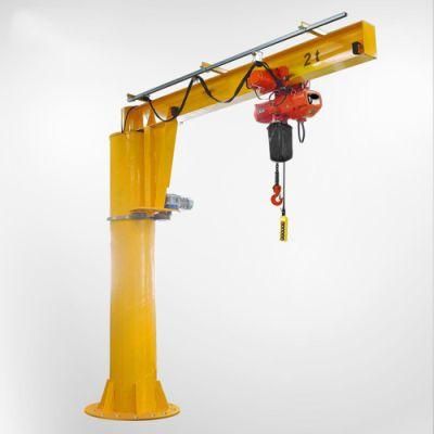 360 Degree Rotating Electric Powered Cantilever Crane with Hoist