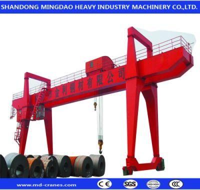 500 Ton Two Girder Gantry Crane with Winch Trolley Mobile Trolley