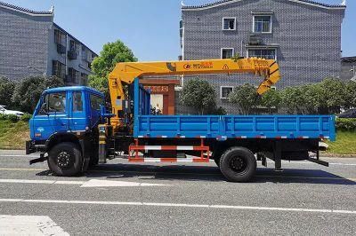 Dongfeng 4X2 Truck with Trucks Crane 6t Heavy Lifting Equipment Mobile Crane 7ton Telescopic Boom Truck Mounted Crane Construction Crane Truck