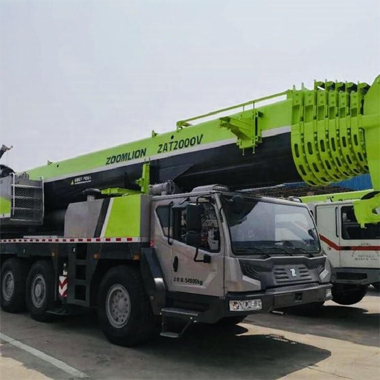 Zoomlion 200 Ton Zat2000V Mobile Crane All Terrain Crane