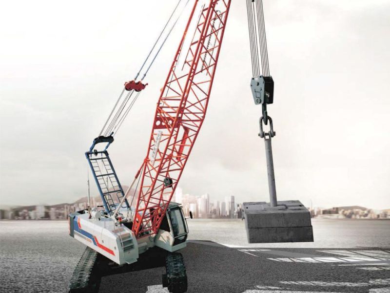 China Top Brand Lattice Boom Crawler Crane Zcc550h for Promotion