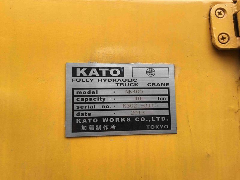 Used Kato 40t Rough Terrain Crane with Good Condition for Hot Sale
