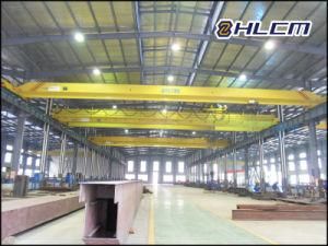 Workshop Overhead Crane for Material Handling (HLCM-5) China Hlcm Brand Double/Single Girder Heavy Duty Type Gantry Crane