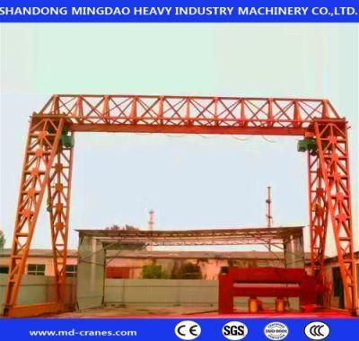 Outdoor Construction Use Remote and Pendant Control 5 Ton 8 Ton 10 Ton Truss Gantry Crane