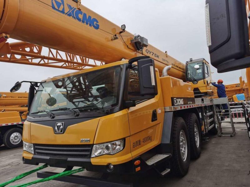 Liifting Machinery Official Qy75kc Heavy Lift 70 Ton 75 Tons Mobile Truck Crane Price