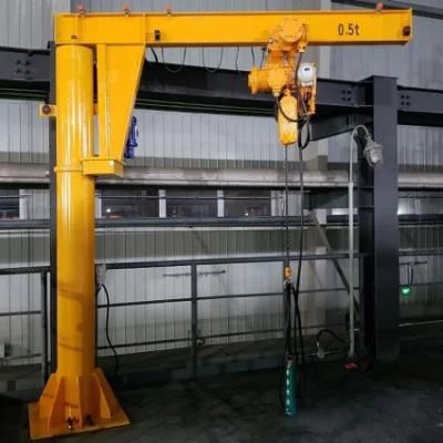 2 Ton Standing Jib Crane with Radio Controlled Pendent Control