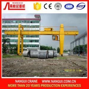 20 Ton Single/Double Girder/Beam Gantry Crane with Hook/Grab