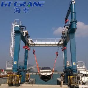 Rubber Tired Boat Lifter