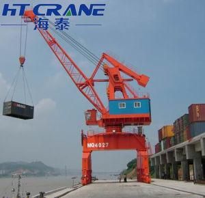 Heavy Duty 40 Ton Habour Quay Single Jib Portal Crane