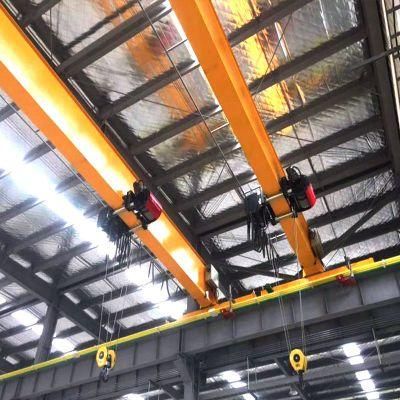 Low Noise 20 Ton Electric Double Girder Overhead Crane