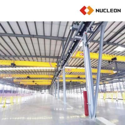 Two Variable Speed Lifting Equipment Factory Used Single Girder Beam Overhead Travelling Crane 5 T