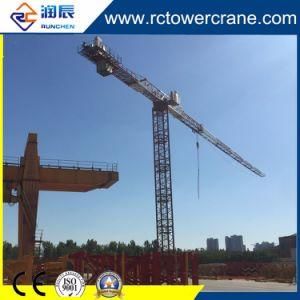 Ce ISO 4-80t Flat Top Tower Crane for Construction Site