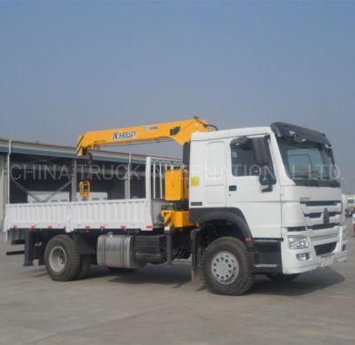 Sinotruk HOWO 4X2 10 Tons Hydraulic Telescopic Boom Truck Mounted Crane