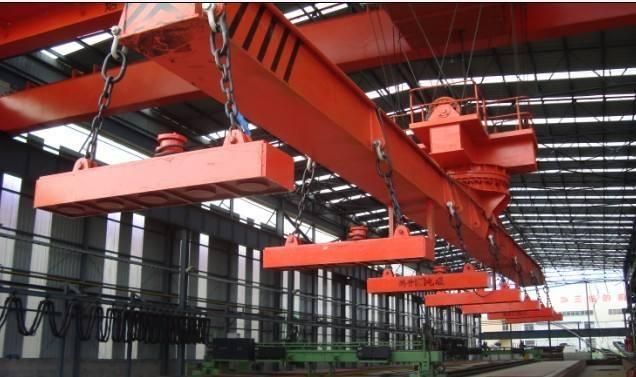 Top Quality Double Girder Electromagnet Overhead Crane for Steel Mills Using