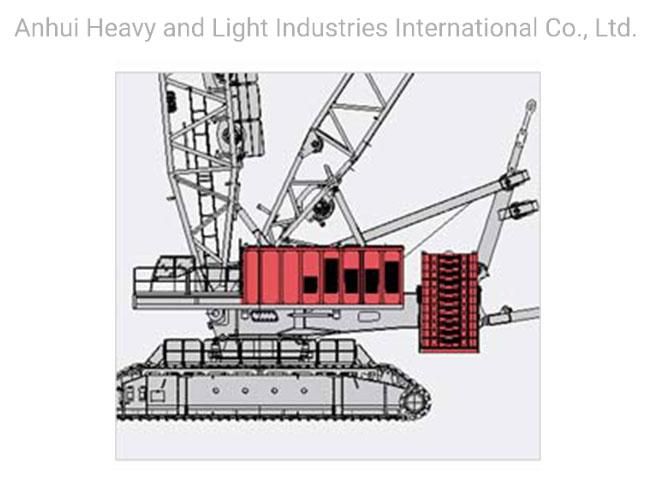 China Famous Brand Quy250 250ton Crawler Crane for Hot Sale