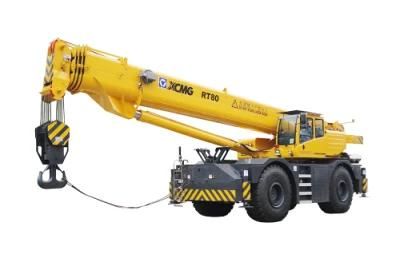 XCMG Official 80 Ton Rough Terrain Crane Rt80