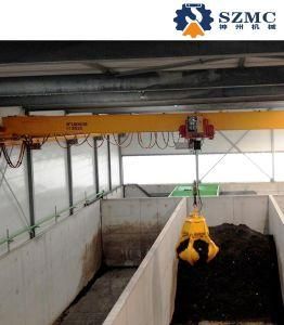 10t Ldz Type Workshop Single Girder Grab Crane for Hot Sale